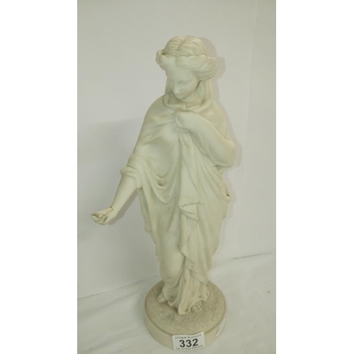 332 - 2 early Parian ware figures, a/f