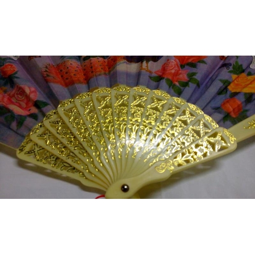 200 - A collection of mainly Chinese and hand painted fans, approximately 20