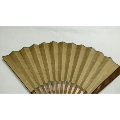 200 - A collection of mainly Chinese and hand painted fans, approximately 20