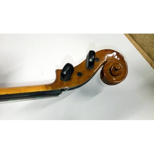 512 - A violin & bow with case, label reads 'The Stentor Student II'