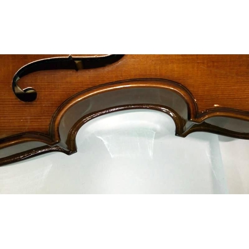 512 - A violin & bow with case, label reads 'The Stentor Student II'