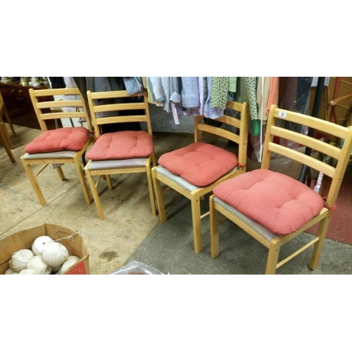 36 - 4 kitchen chairs