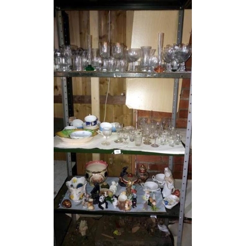 15 - A quantity of glassware etc.