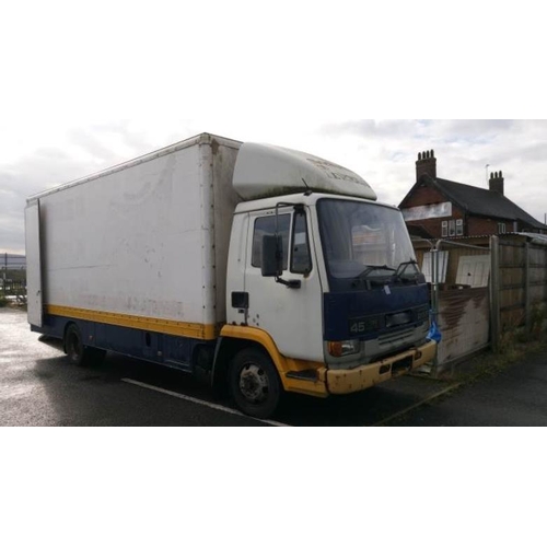 40S - A 1997 Leyland DAF 7.5 tonne furniture lorry, Diesel, mileage 226,491 believed to be genuine