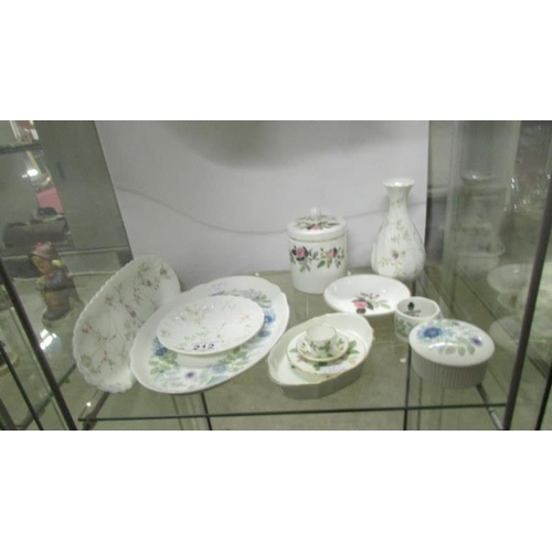 212 - A mixed lot of porcelain including Wedgwood