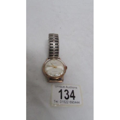 134 - A vintage Donada 17 jewel wrist watch, in working order