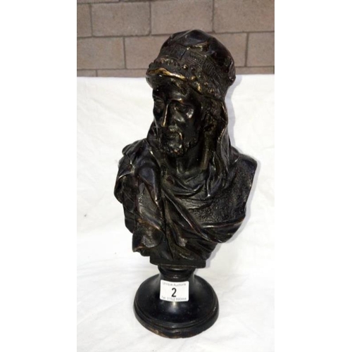 2 - A bronze bust