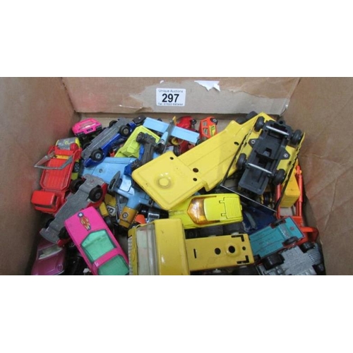 297 - A quantity of Die-cast toys including Matchbox, Tonka & Dinky