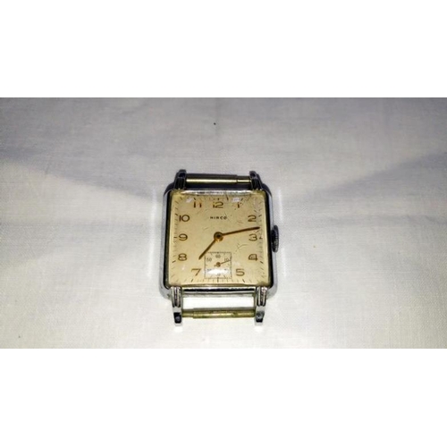 74 - 2 Sekonda wrist watches, one other and a vintage Hirco watch head