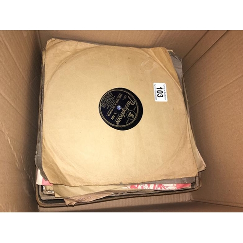 103 - A quantity of 78 rpm