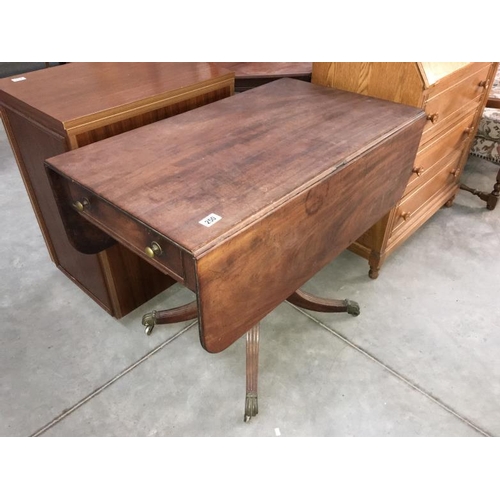 250 - A Victorian mahogany pembroke table