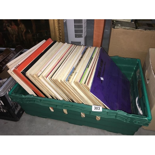 303 - A box of records