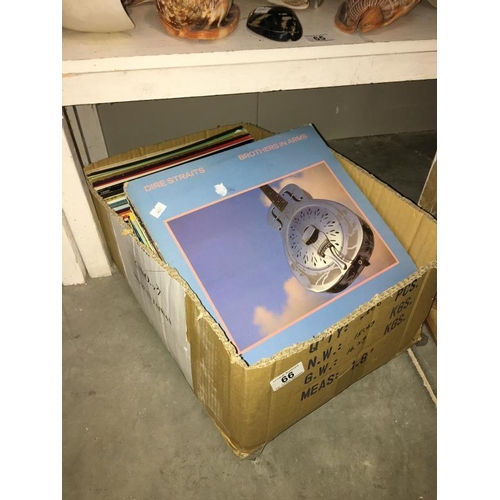 66 - A quantity of LP records