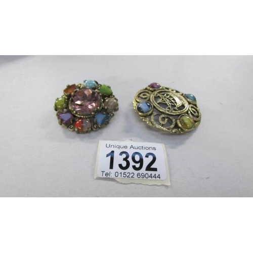 1392 - Two Celtic brooches