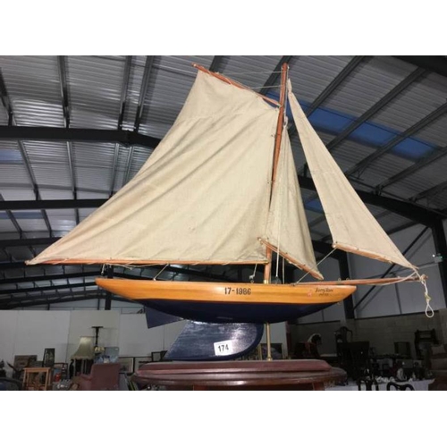 174 - A wooden sailing yacht named Kerry Rose