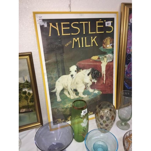 381 - A Nestles Milk print