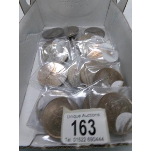 163 - A quantity of commemorative coins