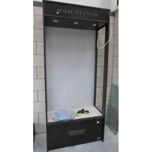 540 - A shop jewellery display cabinet