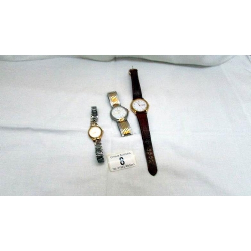 8 - 3 Gent's wrist watches being Pulsar, Bijou and Ternier together with a Lorus ladies wrist watch