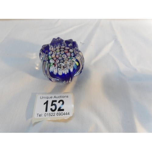 152 - 3 superb quality millifiori glass paperweights