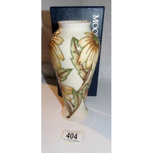 404 - A William Moorcroft Rudbekia 8'' vase, designed by Rachel Bishop, contemporary piece collection, fir... 