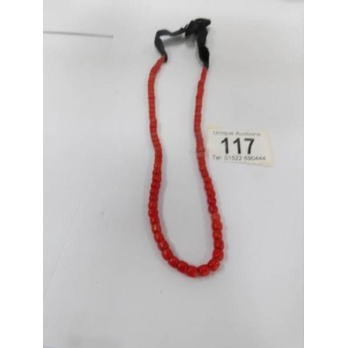 117 - A coral bracelet