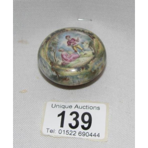 139 - A collection of 19th century Austrian hand painted music boxes and other items including a grand pia... 