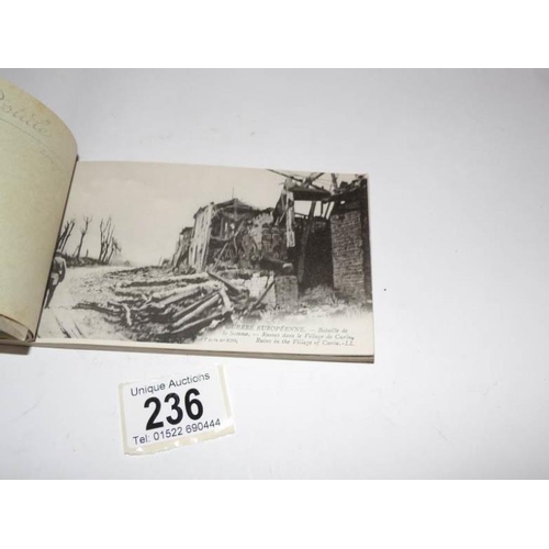 236 - A set of 24 WW1 'Batialle De La Somme' postcards, series 18