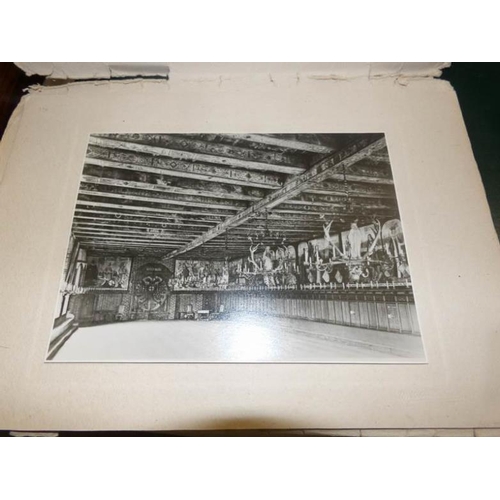 638 - A folder entitled Souvenir of Lunberg 1945 with contents and empty album