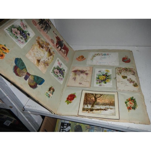 121 - 2 Victorian scrap books