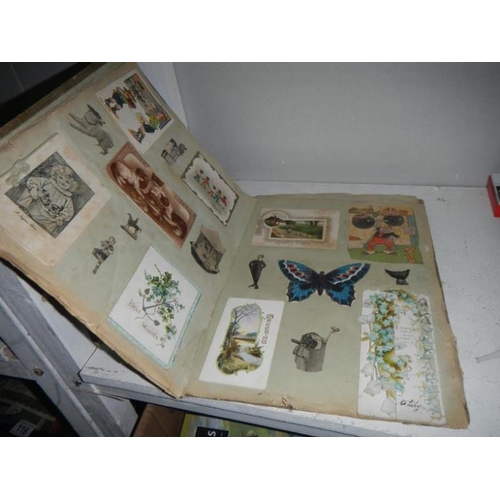 121 - 2 Victorian scrap books