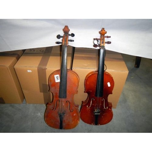 145 - 2 violins