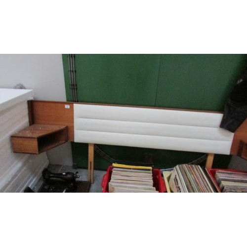 2 - A teak head board