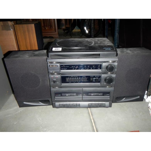 251 - An Alba stereo & speakers