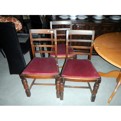 26 - 3 dining chairs