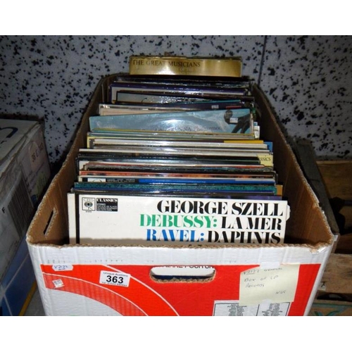 363 - A box of LP records