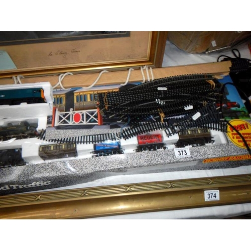 373 - A GWR mixed traffic train set, track & accessories etc.