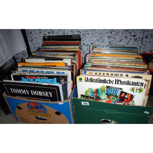 390 - A quantity of LP records (approximately 300)