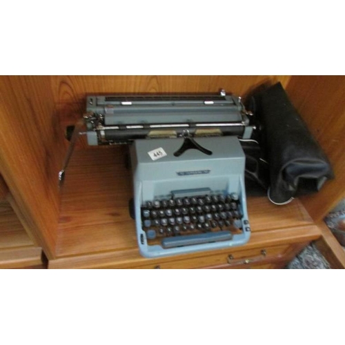 445 - A vintage Imperial typewriter