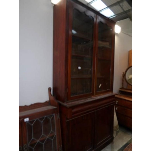 484 - A Victorian mahogany book case