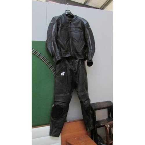 6 - A leather motorcycle suit