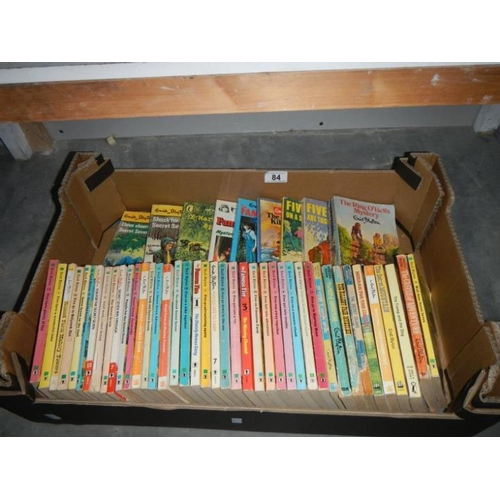 84 - A large quantity of Enid Blyton paperback books