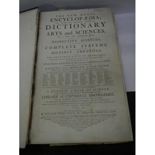 26 - The New Royal Encylopaedia Dictionary of Arts and Sciences, Volume 2 by William Henry, printed for C... 