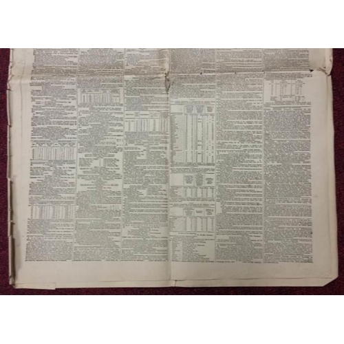 30 - A copy of Charles Dickens Daily News No 1 January 21st 1846 including Travelling Letters