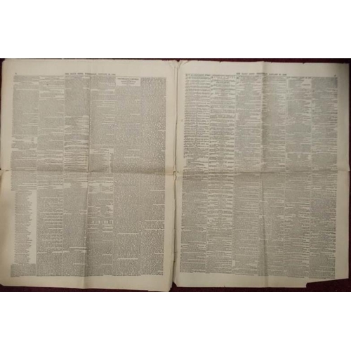 30 - A copy of Charles Dickens Daily News No 1 January 21st 1846 including Travelling Letters