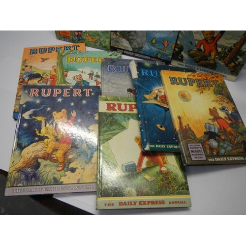 39 - A collection of Rupert Annuals including 1958, 1966-1971, 1974, 1978, 1979 and The New Adventures of... 