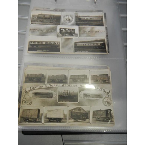 206 - Postcards - Approximately 160 official LNWR Railway postcards (without duplication)