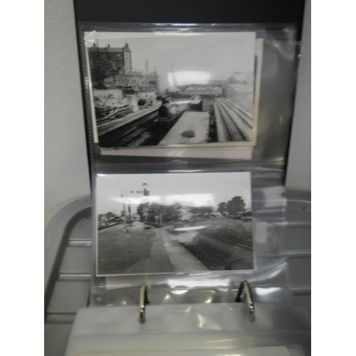 208 - Postcards - 200 plus of assorted railway postcards including stations