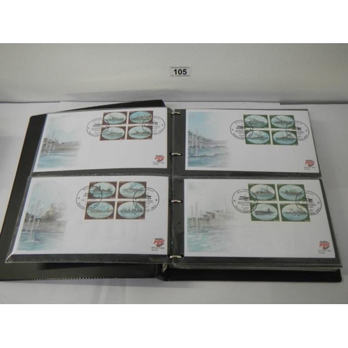 105 - Stamps - An album of 64 covers of 2012-2016 Malta first day covers