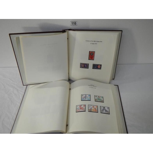 110 - Stamps - 2 albums of Queen Elizabeth II stamps (some mint)